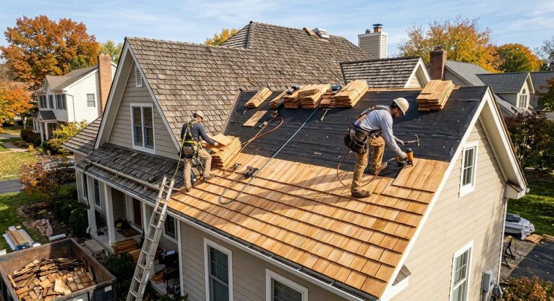 Wood Shake Roof Replacement in Schuylkill Haven, PA