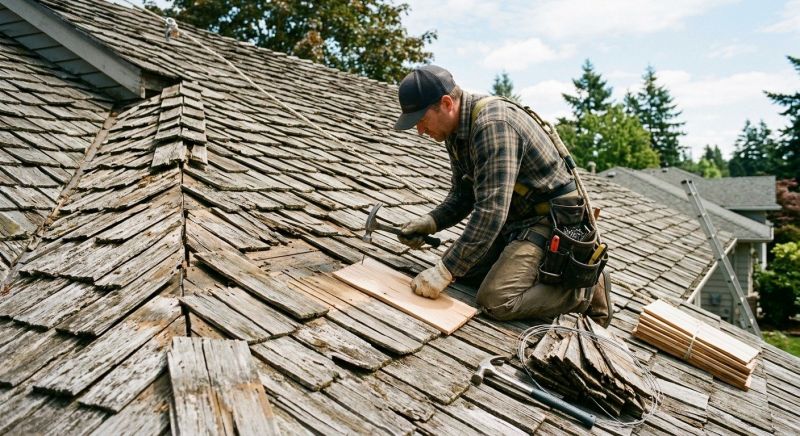 Wood Shingles Repair in Minersville, PA